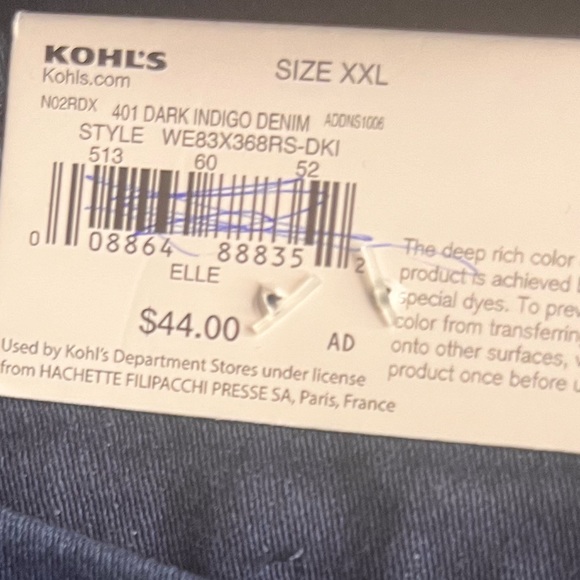 NWT Elle Navy Blue Jeggings !! - Picture 7 of 7